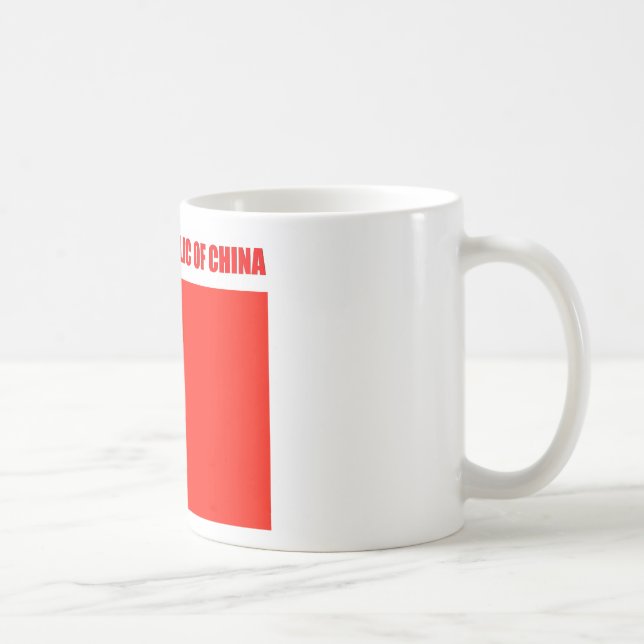 China Flagga av hög kvalitet Kaffemugg (Höger)