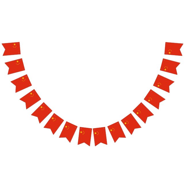 China flagga buntbanderoll (Alla)