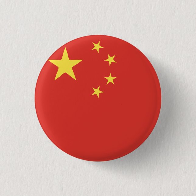 China Flagga Emblem Knapp (Framsida)