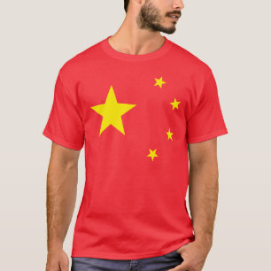 China Flagga "Klassisk" Tee Shirt