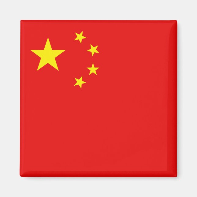 China Flagga Magnet (Framsidan)