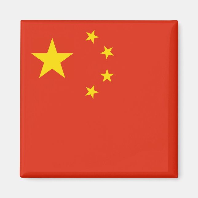 China Flagga Magnet (Framsidan)