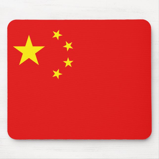China Flagga Mousepad Musmatta (Framsidan)