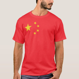 China Flagga Stars Patriotic China Nyår T Shirt