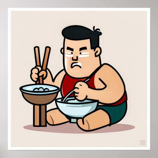 China Food - Art Print Poster (Framsidan)