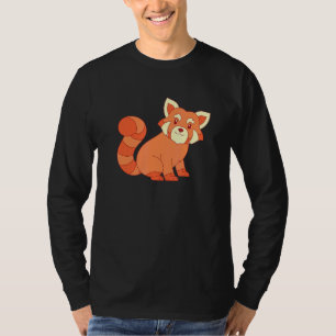 China Forest Wildlife Animal Cute Red Panda T Shirt