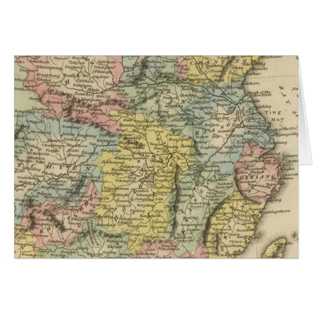 China Hälsningskort (Framsidan Horizontal)