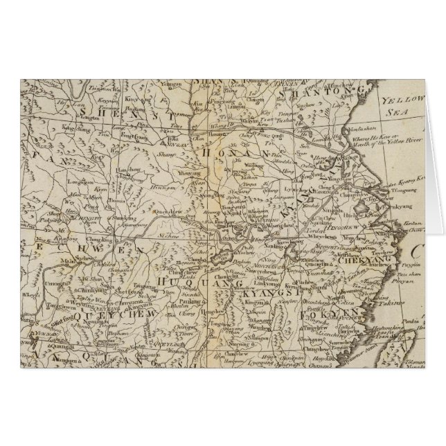 China Hälsningskort (Framsidan Horizontal)