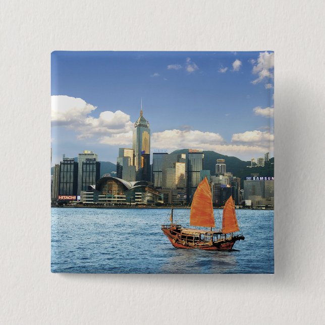 China. Hongkong. Victoria Harbor Hamn.A Knapp (Framsida)