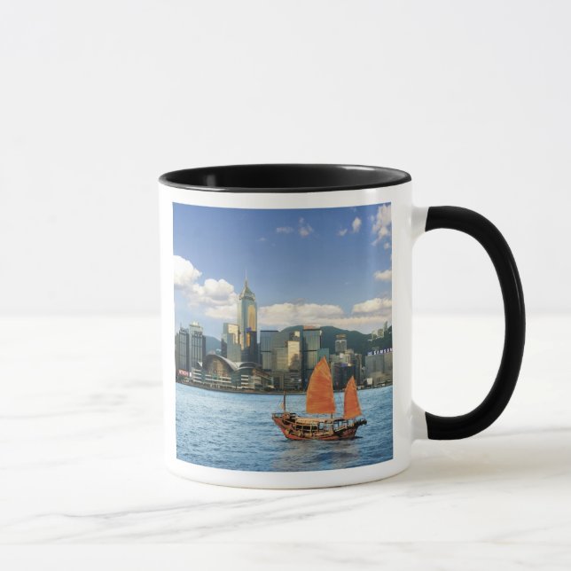 China. Hongkong. Victoria Harbor Hamn.A Mugg (Höger)