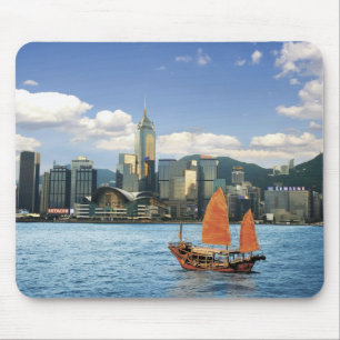 China. Hongkong. Victoria Harbor Hamn.A Musmatta
