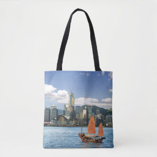 China. Hongkong. Victoria Harbor Harbour Tygkasse