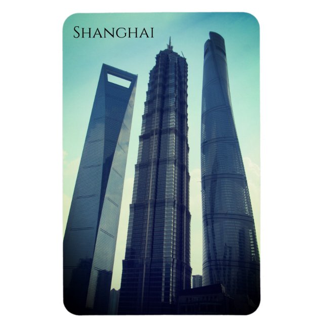 CHINA i TORN Magnet (Vertikal)