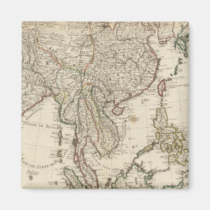 China, Indien, Asien Magnet