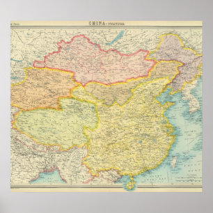 China karta poster