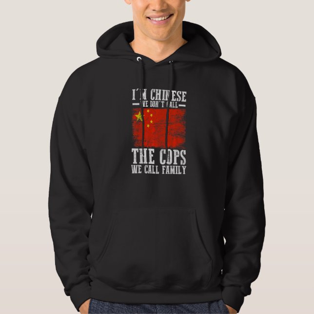 China Kinesisk Flagga Hoodie (Framsida)