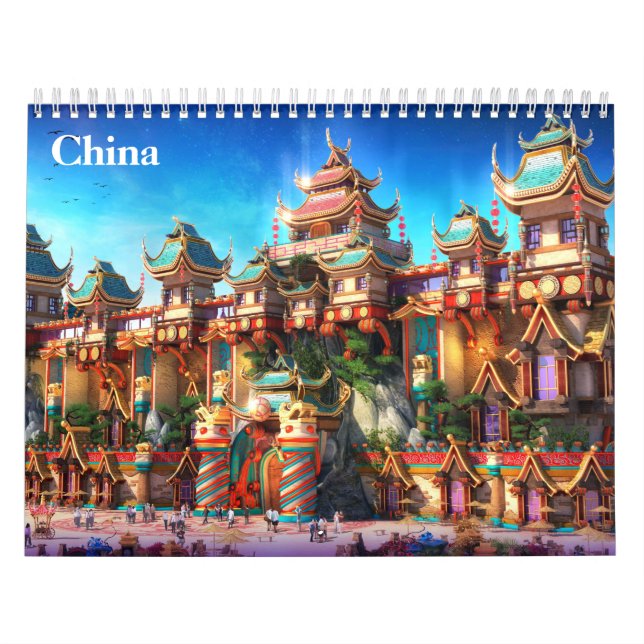 China kinesiska 2025 kalender (Omslag)