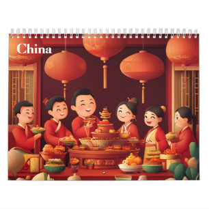 China kinesiska 2026 kalender