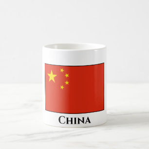 China (kinesiska) Flagga Kaffemugg