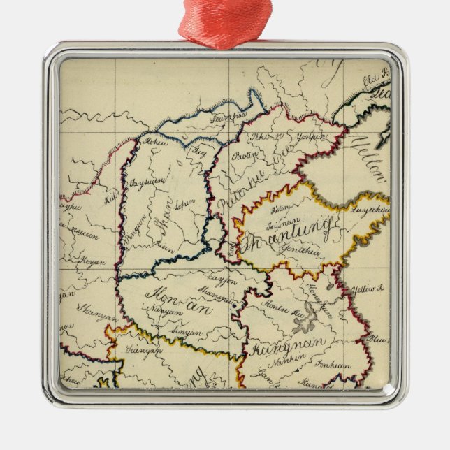 China Korea Julgransprydnad Metall (Framsidan)