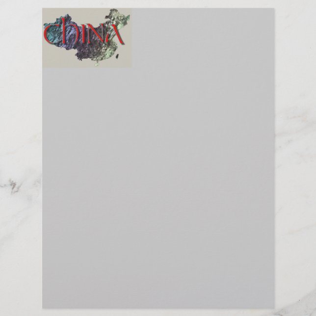 China Letterhead (Framsida)