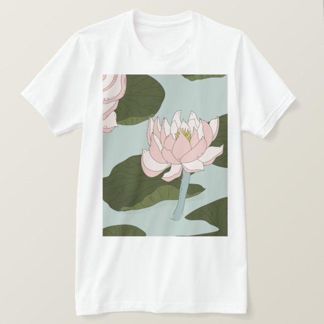 China lily Pond T Shirt (Design framsida)