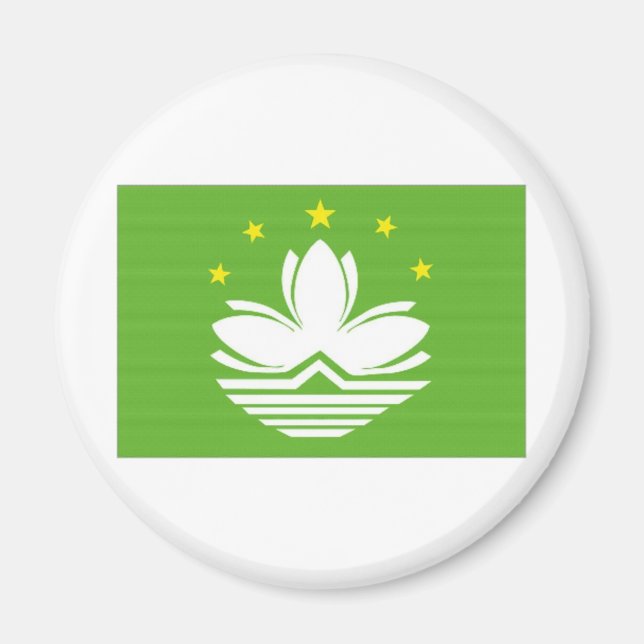 China Macao Flagga Magnet (Framsidan)