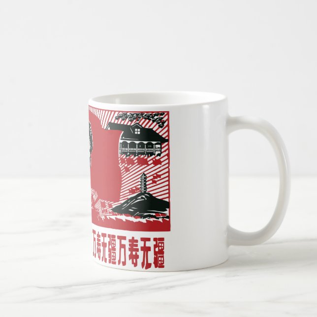 China Mao Zedong Kaffemugg (Höger)