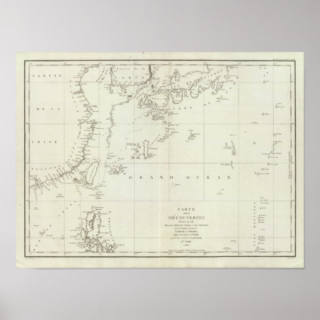 China och Asien Poster (Framsidan)