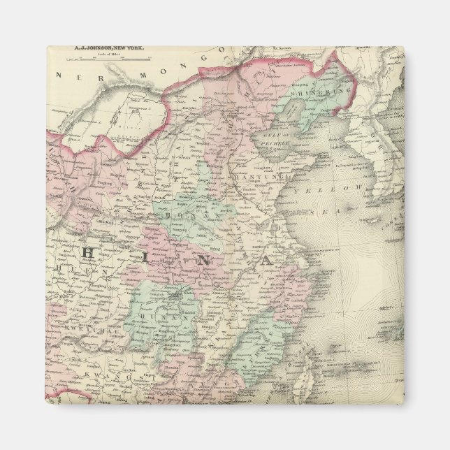 China och Japan 2 Magnet (Framsidan)