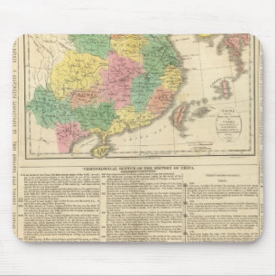 China och Japan Atlas Karta Musmatta