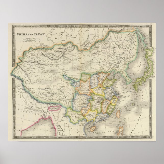 China och Japan Poster (Framsidan)