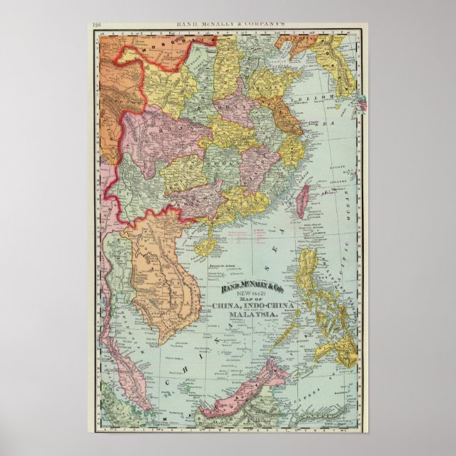 China och Malaysia Poster (Framsidan)