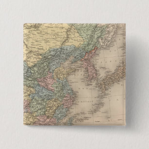 China och Sydkorea Knapp