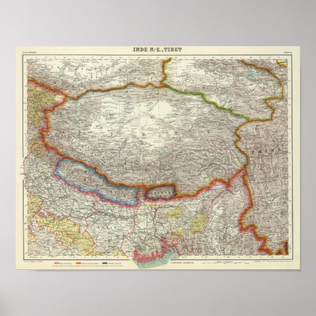 China och Tibet Poster (Framsidan)
