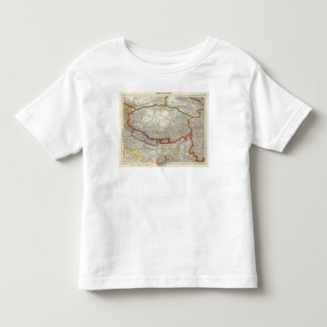 China och Tibet Tee Shirt (Framsida)