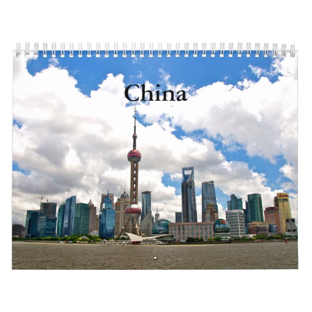 China - Påståenden om Shanghai Kalender (Omslag)