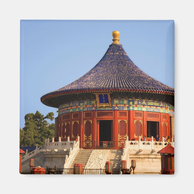 China, Peking, Tian Tan Park, Heaven Temple, 2 Magnet (Framsidan)