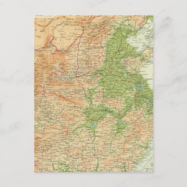 China Pekingregionen Vykort (Framsida)