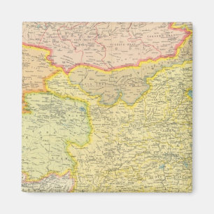 China politiska karta magnet