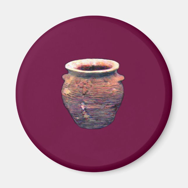 China Pot the MUSEUM Zazzle Gifts Magnet (Framsidan)