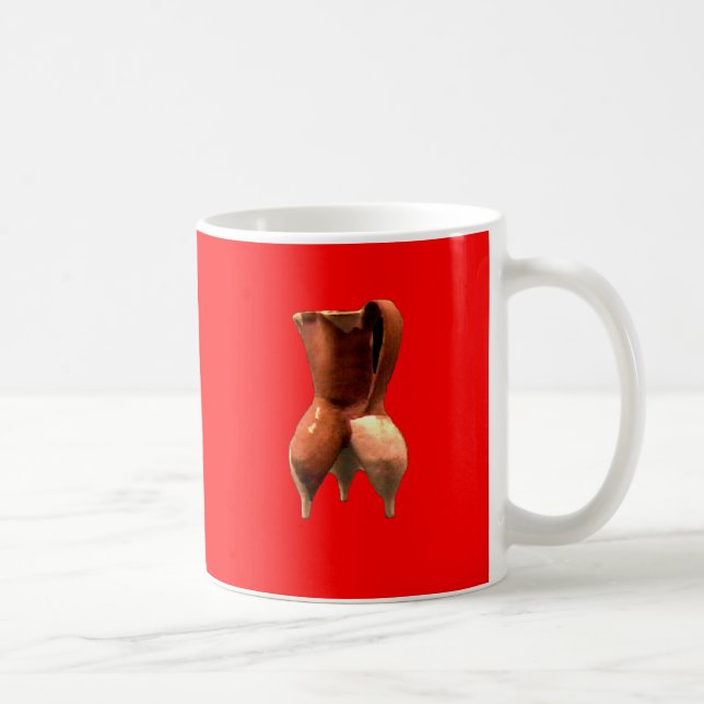 China Pottery 3 Ben MUSEUM Zazzle-gåvor Kaffemugg (Höger)