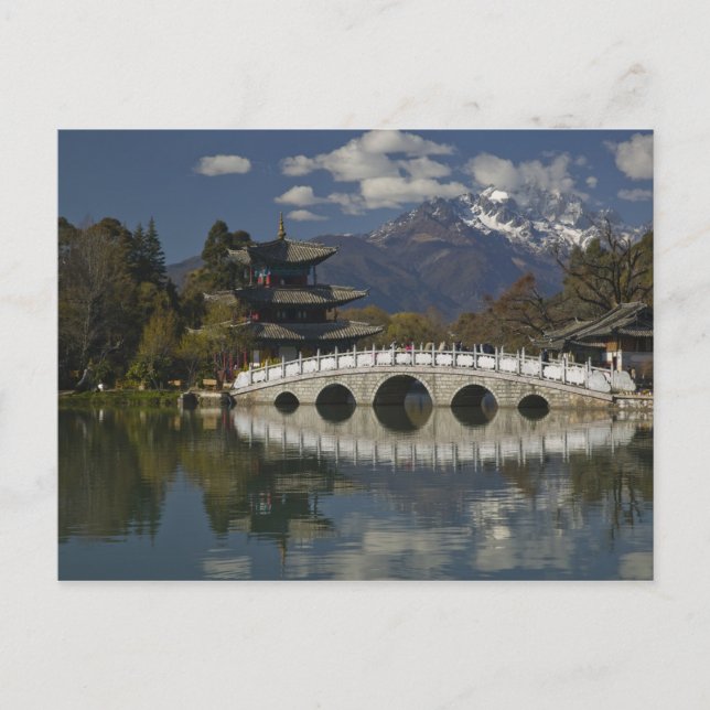 CHINA, provinsen Yunnan, Lijiang. Lijiang Old Vykort (Framsida)