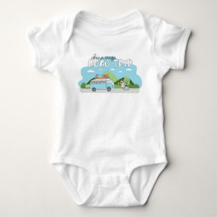 China Pugs Road Resa Baby Bodykostym T Shirt