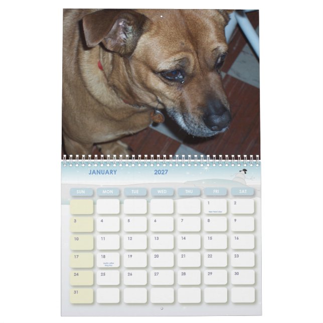 China rötmånad 2010 kalender (Jan 2027)