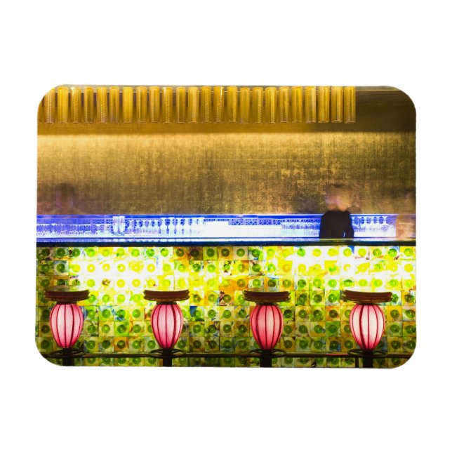 China, Shanghai. Pub i Xin Tian Di pub 2 Magnet (Horisontell)