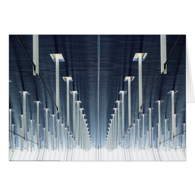 China, Shanghai| Pudong Internationell flygplats Hälsningskort (Framsidan Horizontal)