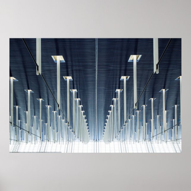 China, Shanghai | Pudong Internationell flygplats Poster (Framsidan)