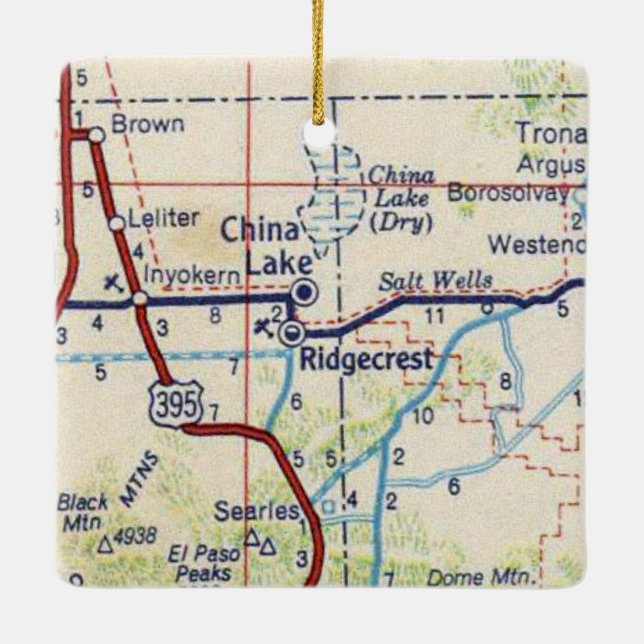 CHINA SJÖ CA JULGRANSPRYDNAD KERAMIK (Baksida)