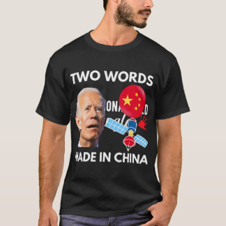 China Spy Balloon Funny Surveillance Joe Biden C T Shirt